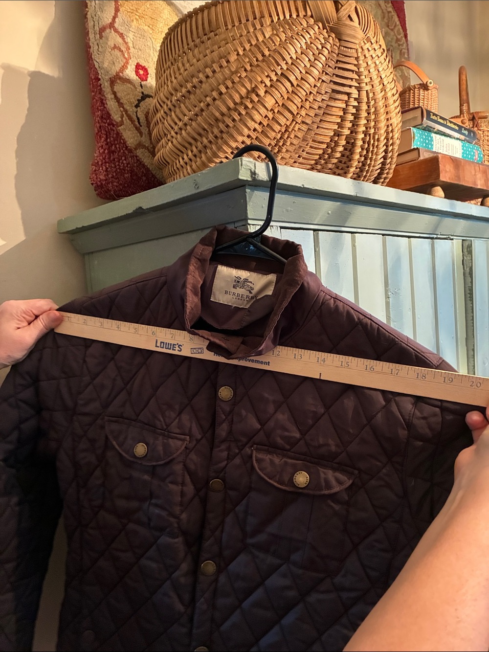 Burberry Quilted Puffer Jacket in Dark Brown - Picture 9 of 10